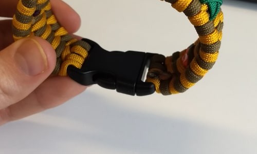 Button Closure Parachute Cord Bracelet