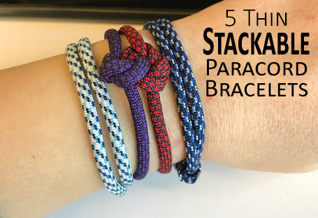 Stack 'Em: The 5 Thinnest Paracord Bracelets - Paracord Planet