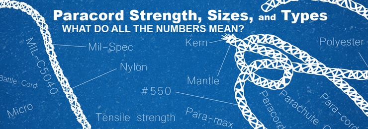 Paracord Strength, Sizes, and Types - Paracord Planet